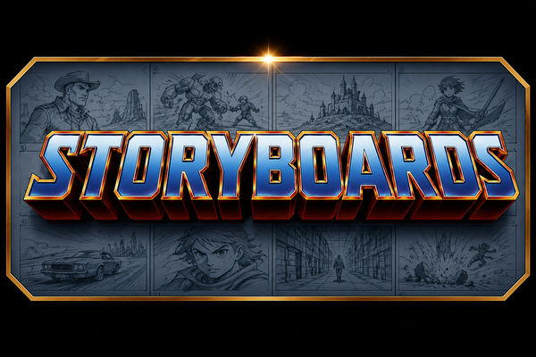 PRODUCTION USED MOVIE/TV SHOW STORYBOARDS!