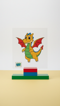 Original Production Cel with Hand-Painted Background
